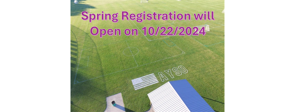 Registration - Spring 2025 Will Open on 10/22/2024